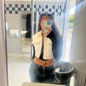 Urban Outfitters White Puffer Vest